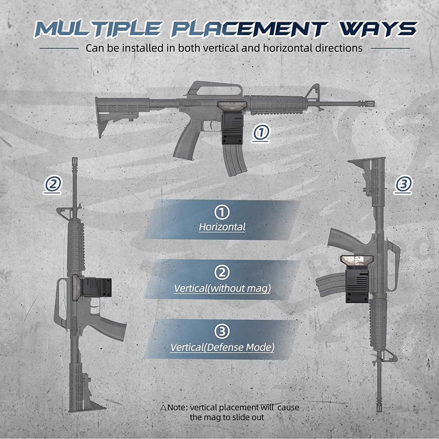 AGOA 2-IN-1 AR Mag Wall Mount