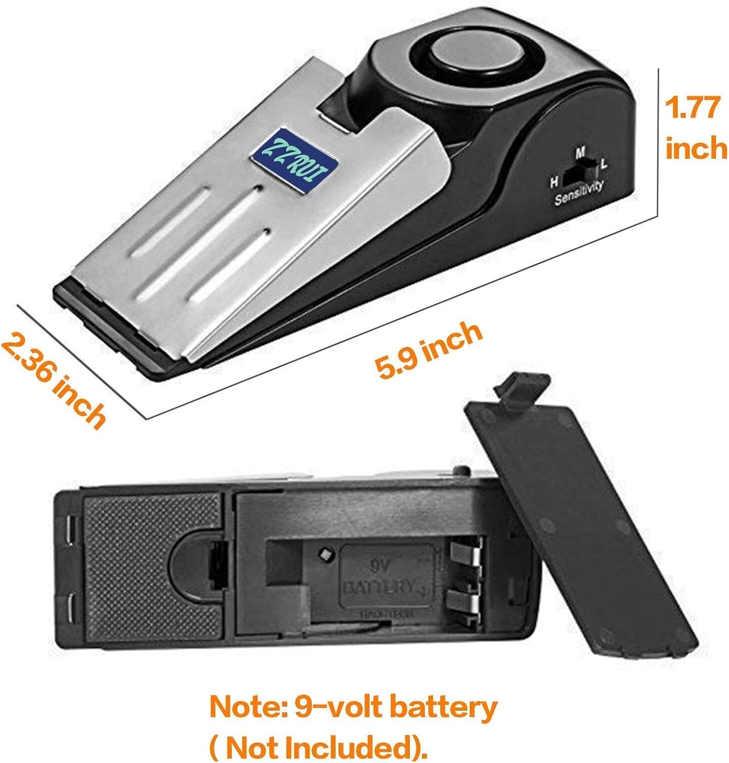 Portable Door Stopper Security Alarm