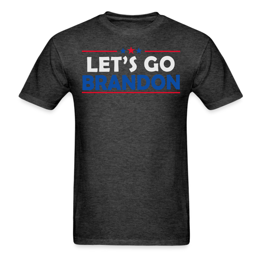 Let's Go Brandon T-Shirt - heather black