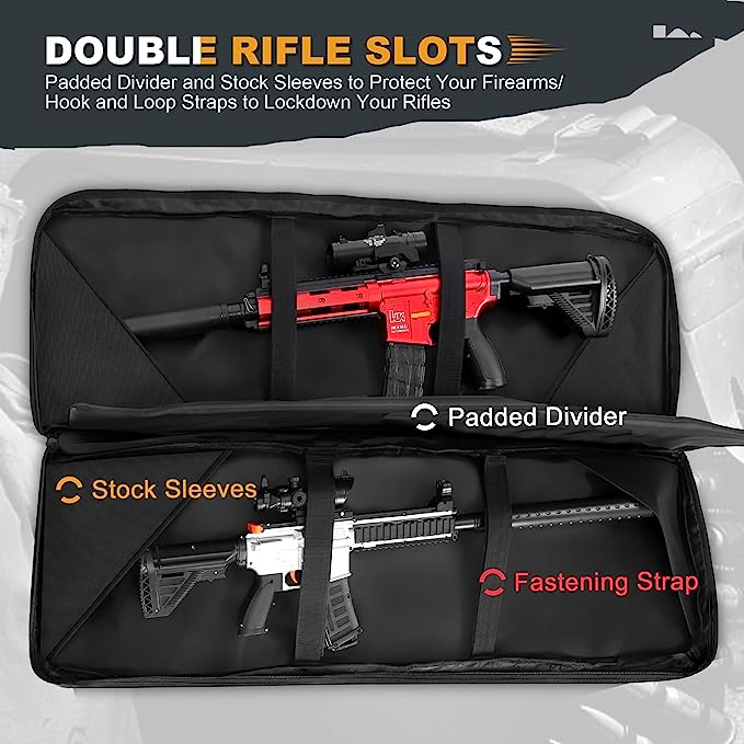 AGOA™ Soft Tactical Double Rifle Case 42" - Black