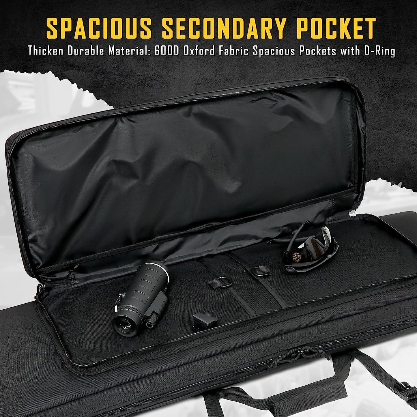 AGOA™ Soft Tactical Double Rifle Case 42" - Black