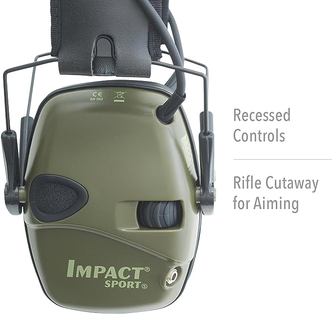 IMPACT SPORT SOUND AMPLIFICATION EARMUFF - Superior Shooting Hearing Protection