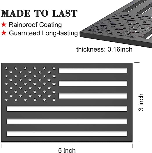 American Flag Car Sticker