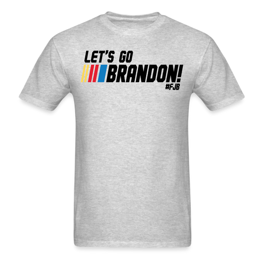 Let's Go Brandon T-Shirt - heather gray
